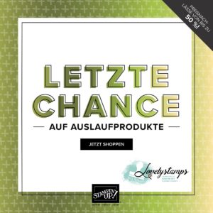 Letzte Chance Auslaufprodukte